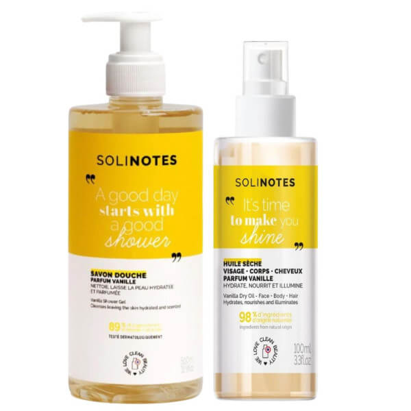 Duo de soins pour le corps Vanille Solinotes