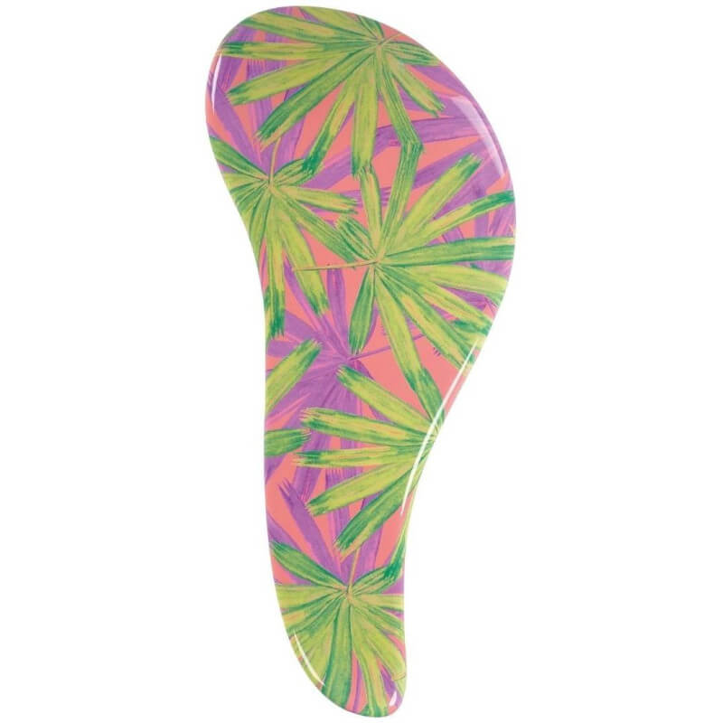 Neon Summer Plant Tangle Brush