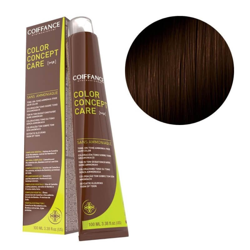 Coloração Color Concept Care 4.77 Castanho Marrom Profundo Coiffance 100ml