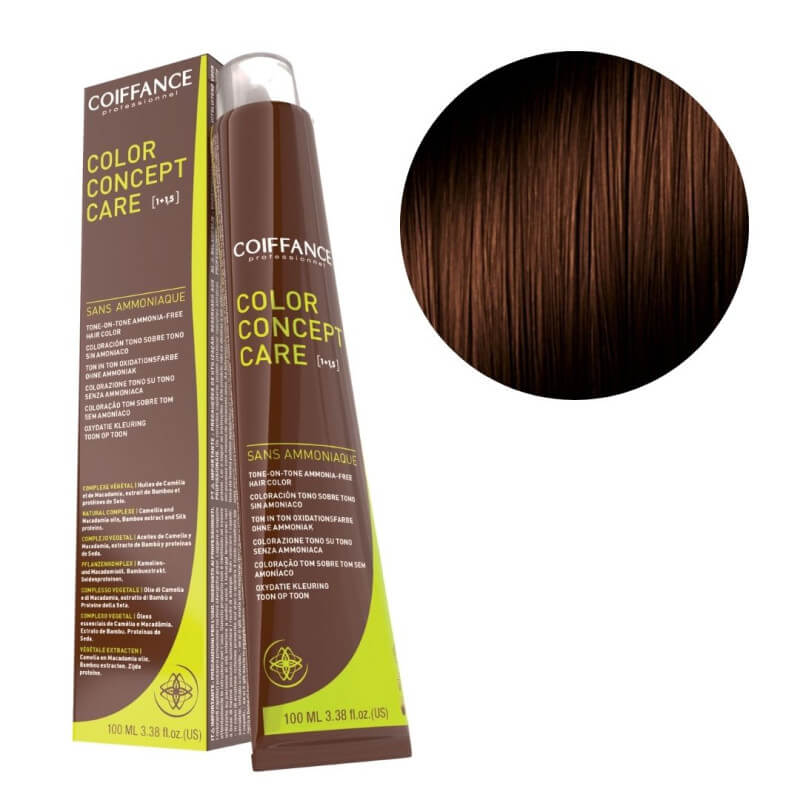 Coloração Color Concept Care 5.4 Castanho Claro Acobreado Coiffance 100ml