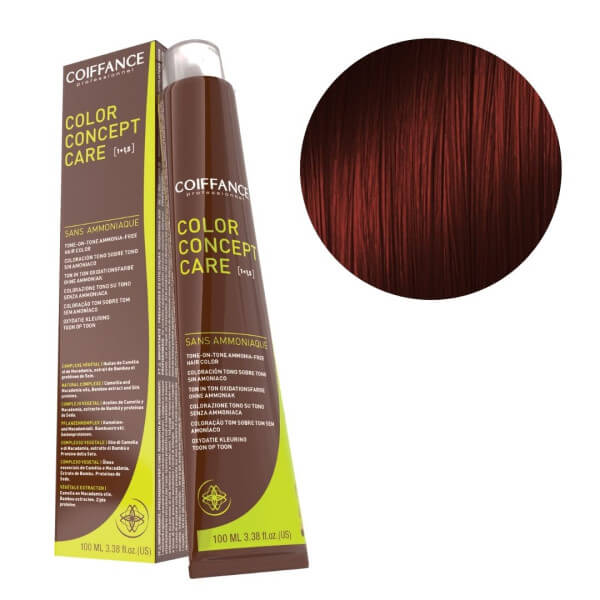 Kleuringscrème Color Concept Care 6.66 Donkerblond Diep Rood Coiffance 100ml Kleuringscrème Color Concept Care 6.66 Donkerblond Diep Rood Coiffance 100ml