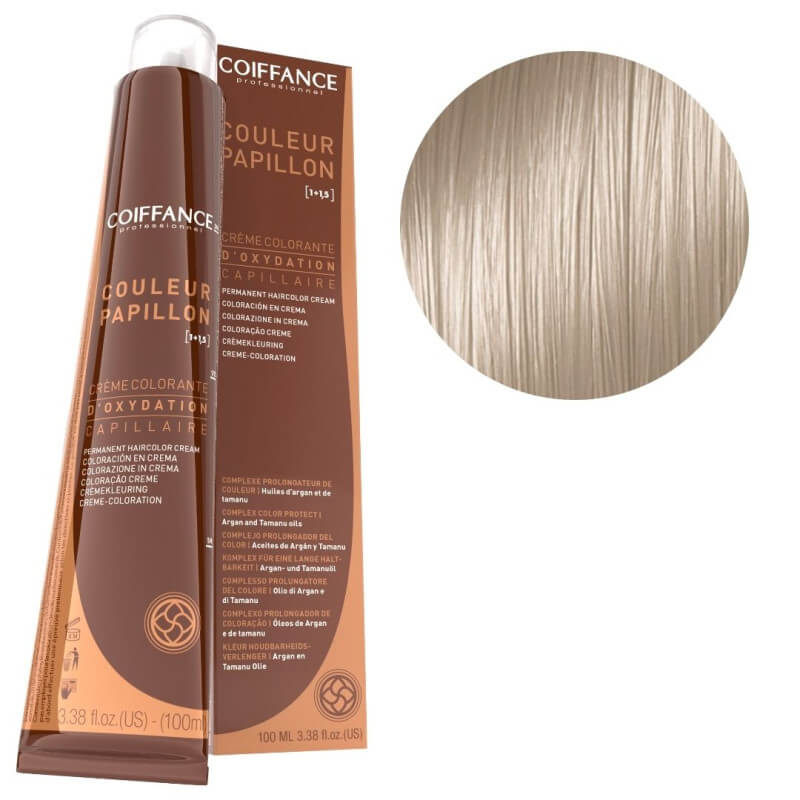Coloração Borboleta Cor 10.22 Loiro Claro Claro Irisado Profundo Coiffance 100ml