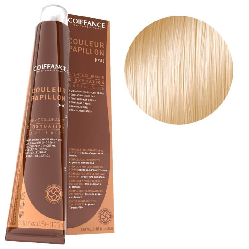Kleuringscrème Vlinderkleur 11.0 Zeer Licht Blond Coiffance 100ml
