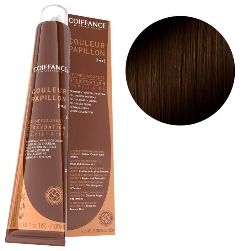 Coloração de Cabelo Borboleta 4.77 Castanho Marrom Profundo Coiffance 100ml