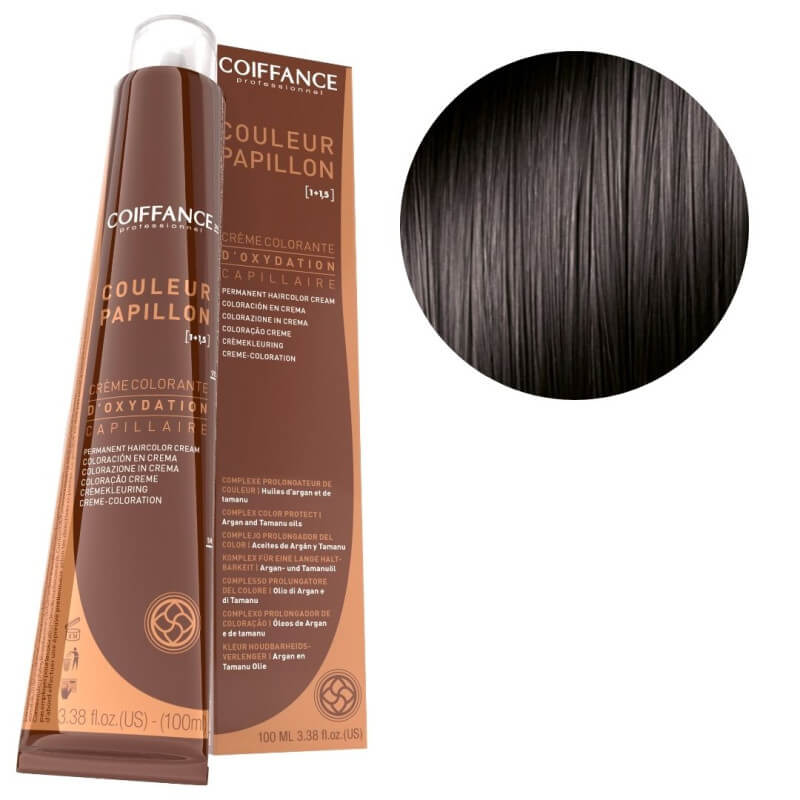 Coloración Butterfly Color 6.1 Rubio Oscuro Ceniza Peinado 100ml