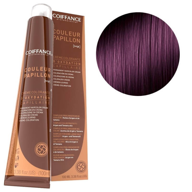 Kleuring Kleur Vlinder 6.20 Donkerblond Intens Paars Coiffance 100ml