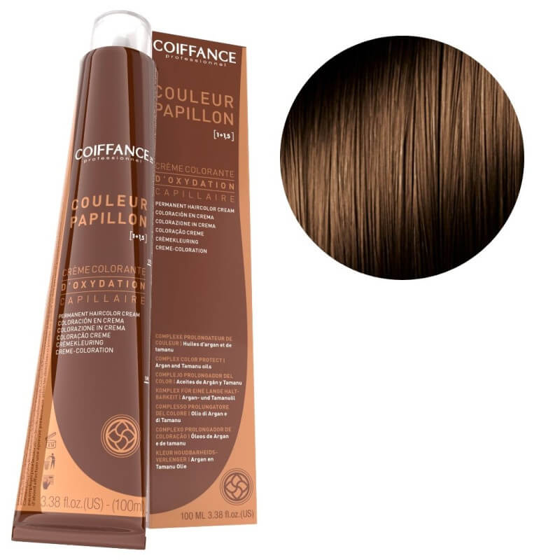 Kleuring Vlinderkleur 7.31 Goudblond Asblond Coiffance 100 ml