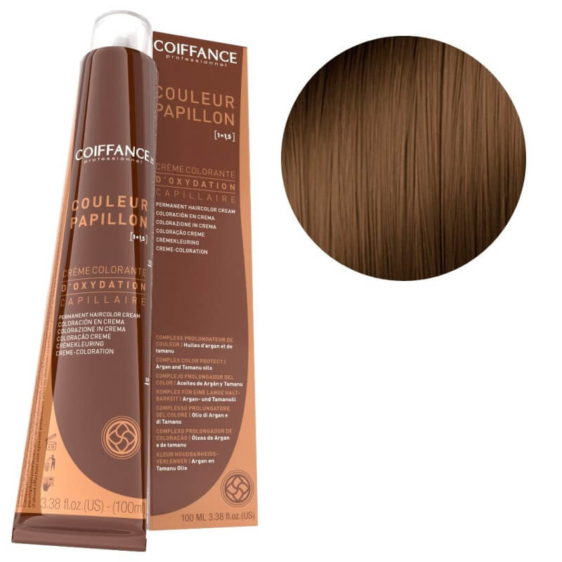 Kleuring Kleur Vlinder 7.34 Goudblond Koperachtig Coiffance 100 ml