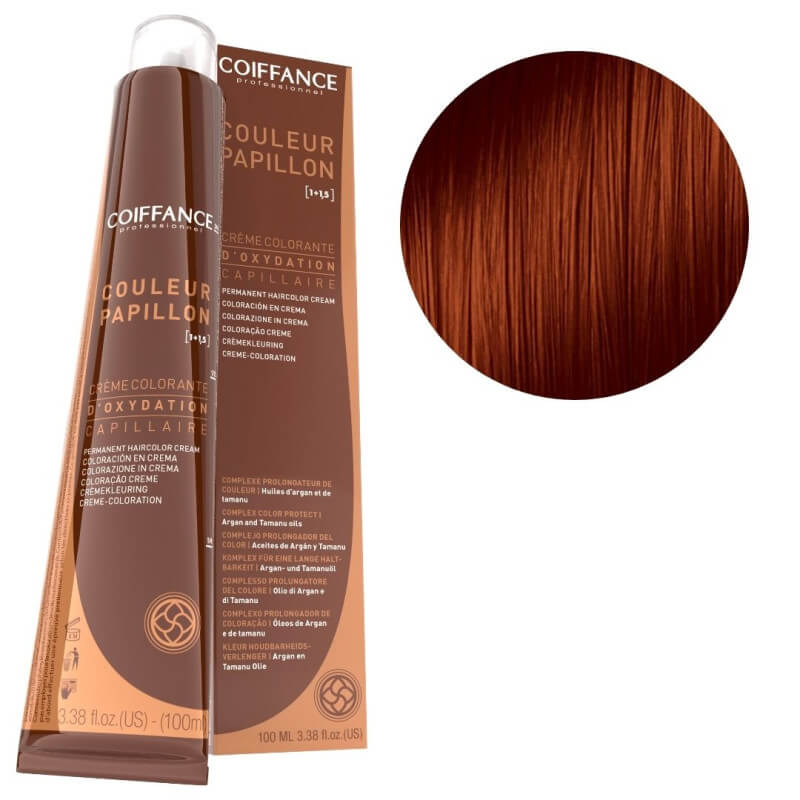 Kleur Vlinder 7.43 Koperblond Goud Coiffance 100 ml