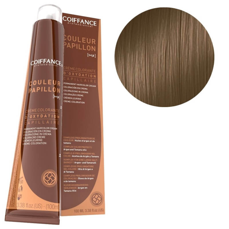 Kleuring Vlinderkleur 8.13 Licht Asblond Goudachtig Coiffance 100 ml