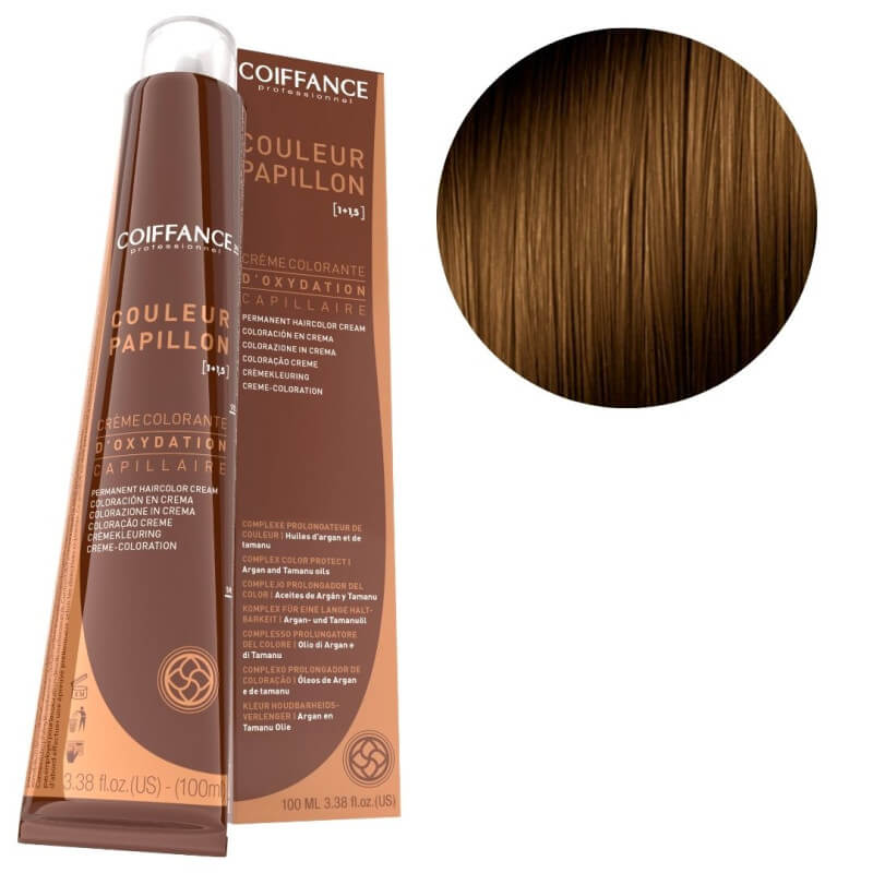 Coloração de Cabelo Borboleta 8.42 Loiro Claro Acobreado Irisado Coiffance 100ml