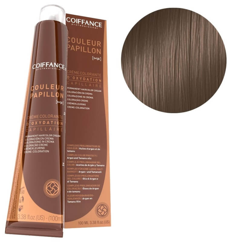 Kleuring Vlinderkleur 8.72 Lichtblond Bruin Glanzend Iriserend Coiffance 100 ml