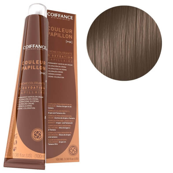 Kleuring Vlinderkleur 8.72 Lichtblond Bruin Glanzend Iriserend Coiffance 100 ml Kleuring Vlinderkleur 8.72 Lichtblond Bruin Glanzend Iriserend Coiffance 100 ml