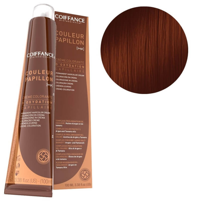 Kleuring Vlinderkleur 7.54 Koperachtig Mahonieblond Coiffance 100 ml