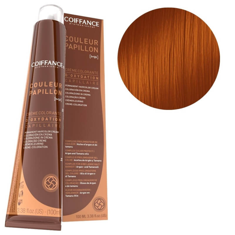 Kleuring Vlinder Mix Lokken Brilliant Copper Highlights Coiffance 100 ml