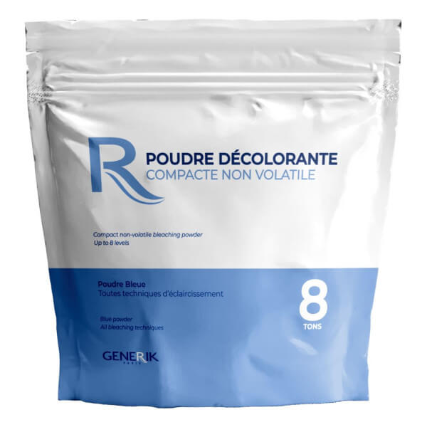 Poudre de décoloration bleue 8 tons Générik 500ML