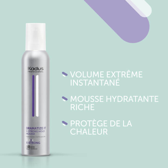 Schiuma Kadus 250ML Dramatize It a tenuta ultra forte