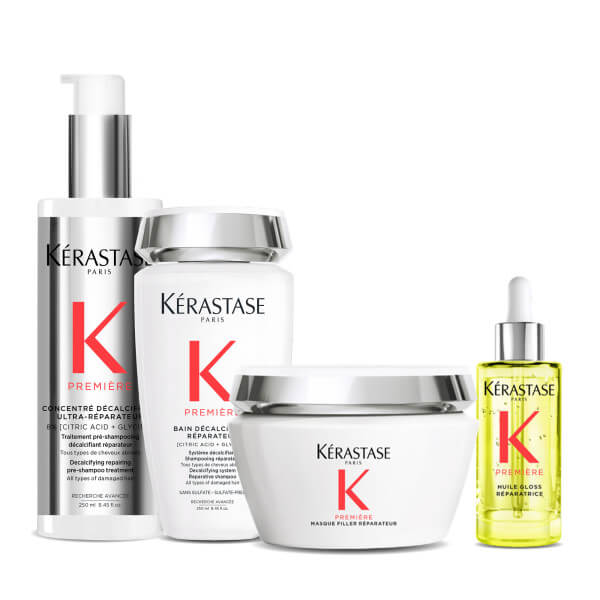 Routine for very damaged medium to thick hair Première Kérastase