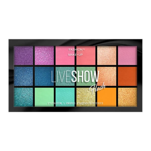 Paleta de sombras para os olhos LIVESHOW nº01 - flash Paleta de sombras para os olhos LIVESHOW nº01 - flash