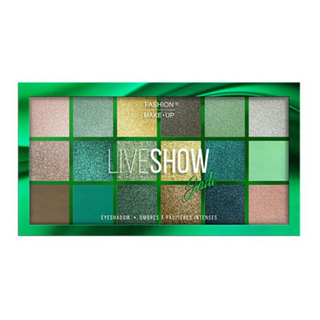 Paleta de sombras de olhos LIVESHOW nº 05 - jade