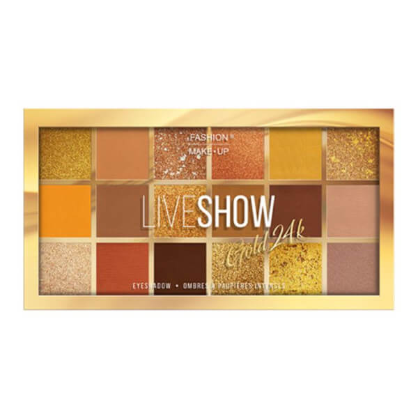 Paleta de sombras de olhos LIVESHOW nº 07 - dourado 24k Paleta de sombras de olhos LIVESHOW nº 07 - dourado 24k