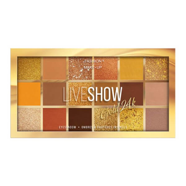 Palette ombre à paupières LIVESHOW n°07 - gold 24k