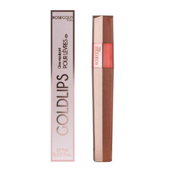 Gloss repulpant pour lèvres GOLDLIPS Rosegold Paris