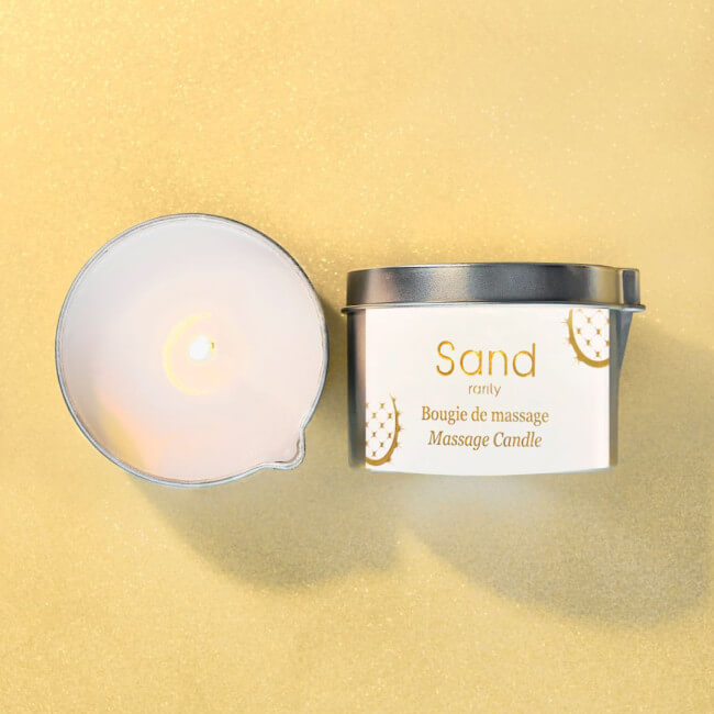 Bougie de massagem Sand Rarity com óleo de semente de figo da Índia orgânico 90g