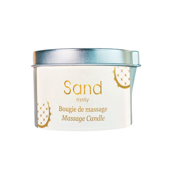 Sand Rarity massage candle with organic prickly pear seed oil 90gr