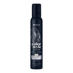 Silberfarbenes Mousse Color Style Mousse Indola 200ml