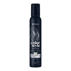 Silberfarbenes Mousse Color Style Mousse Indola 200ml