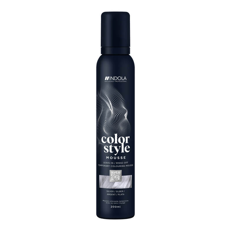 Color Mousse Silver Color Style Mousse Indola 200ml Color Mousse Silver Color Style Mousse Indola 200ml