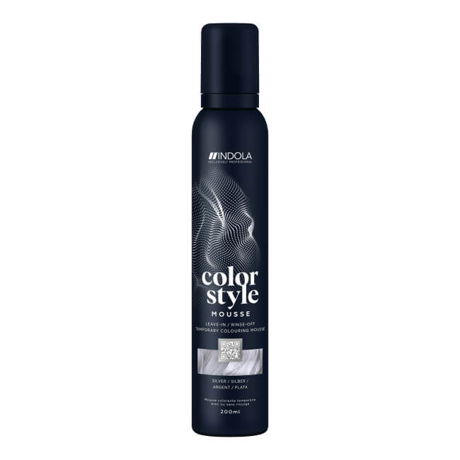 Color Mousse Silver Color Style Mousse Indola 200ml Color Mousse Silver Color Style Mousse Indola 200ml