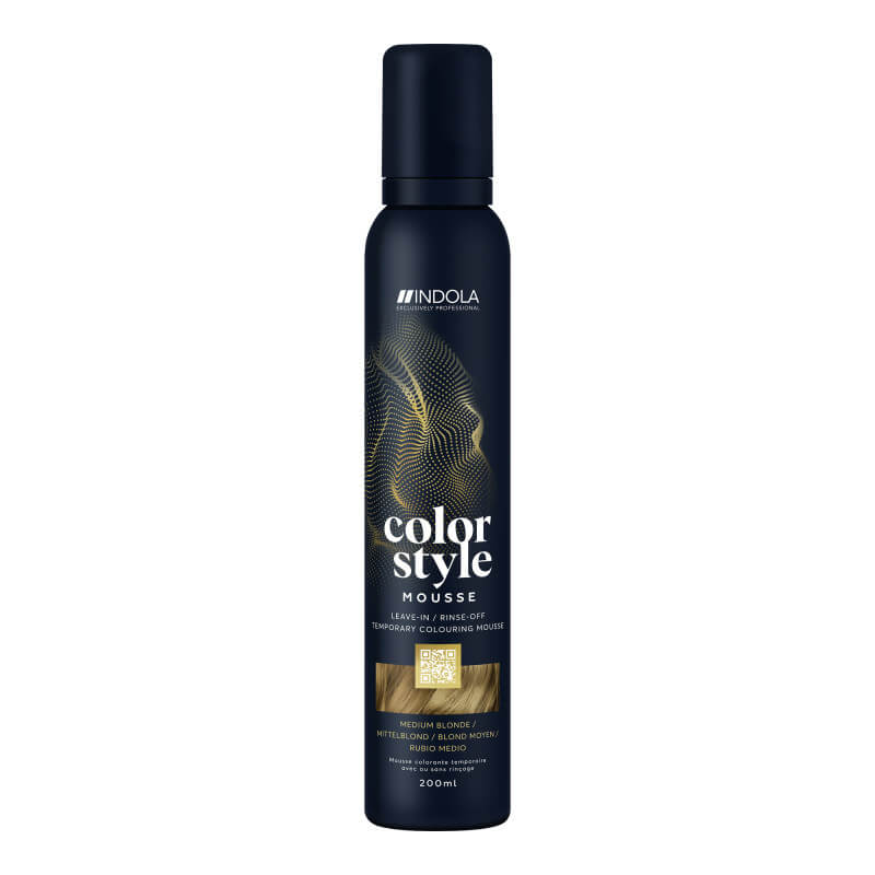 Mousse Kleuring Middenblond Color Style Mousse Indola 200ml