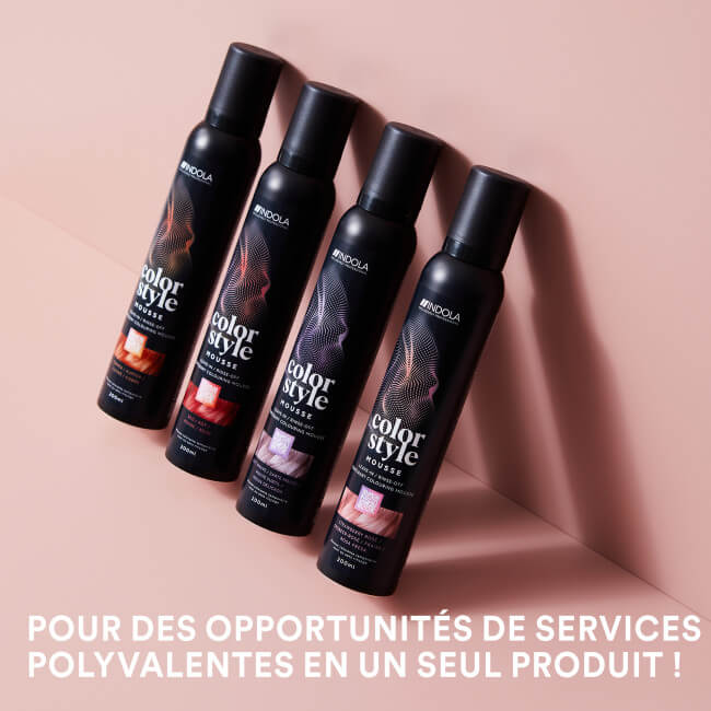 Mousse Colorante Blond Moyen Color Style Mousse Indola Vegan 200ml