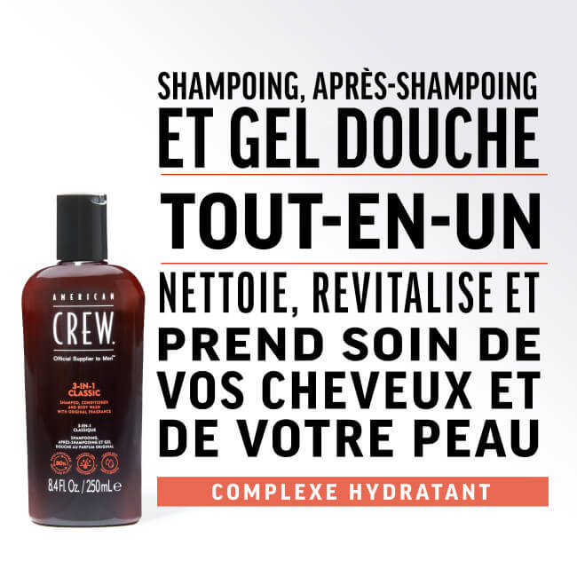 Soin 3-em-1 Clássico American Crew 100ml
