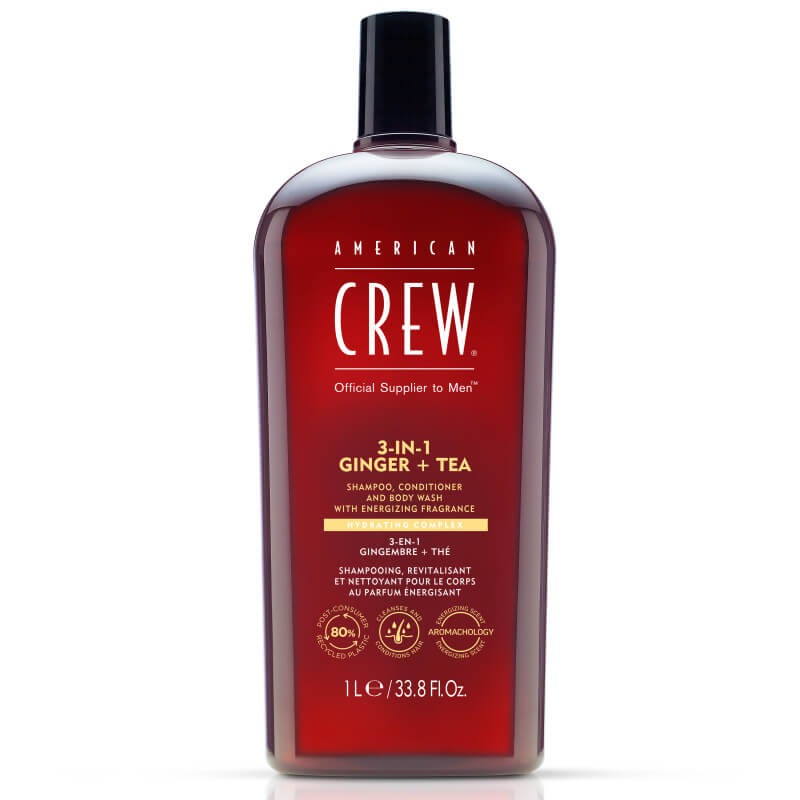Soin 3-em-1 Gengibre + Chá American Crew 1L