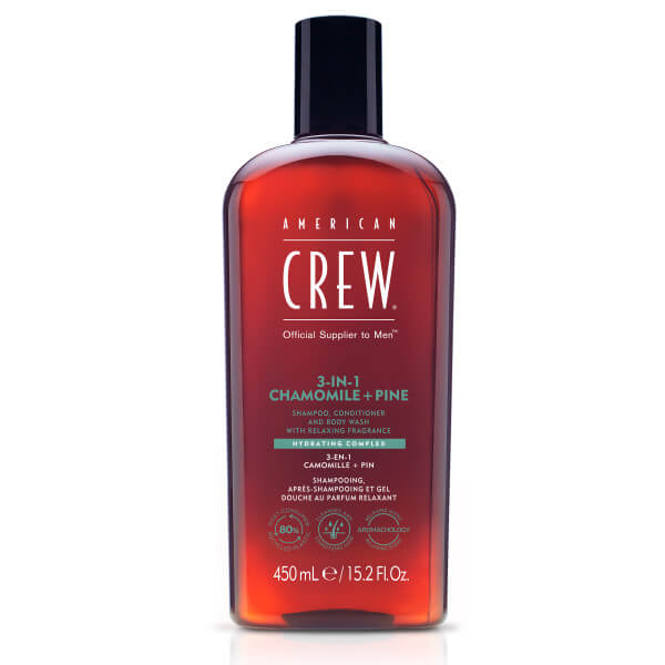 Soin 3-en-1 Camomille + Pin American Crew 450ml