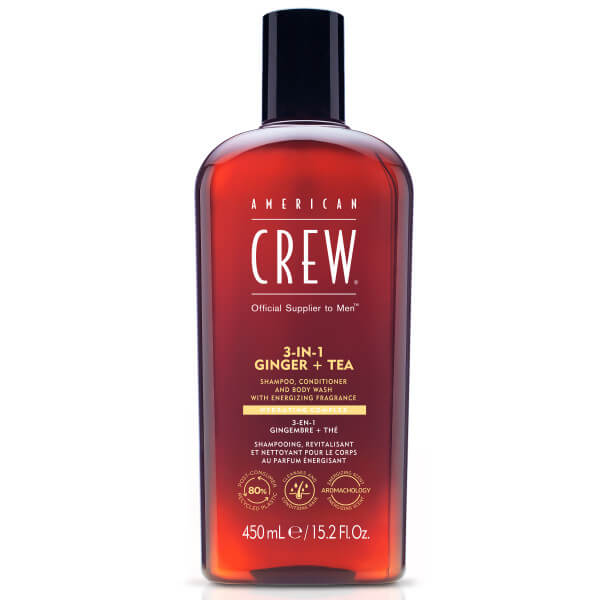 Soin 3 em 1 Gengibre + Chá American Crew 450ml Soin 3 em 1 Gengibre + Chá American Crew 450ml