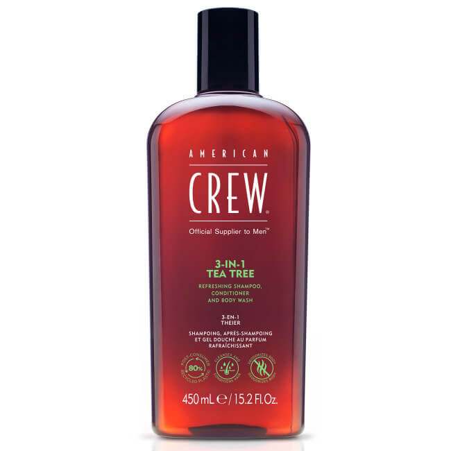 Cuidado 3-em-1 Árvore do Chá American Crew 450ml
