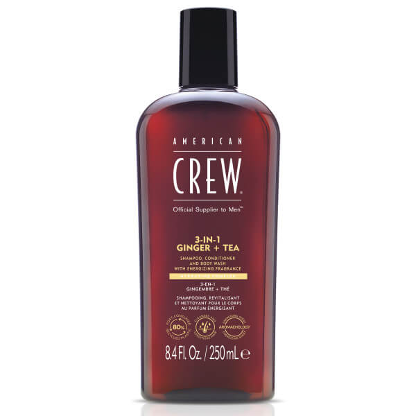 Soin 3-em-1 Gengibre + Chá American Crew 250ml
