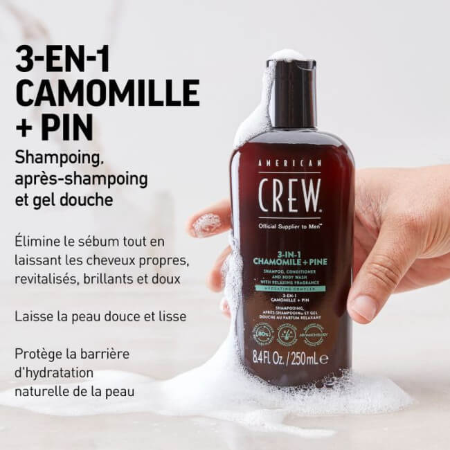 Soin 3 em 1 Camomila + Pinho American Crew 1L