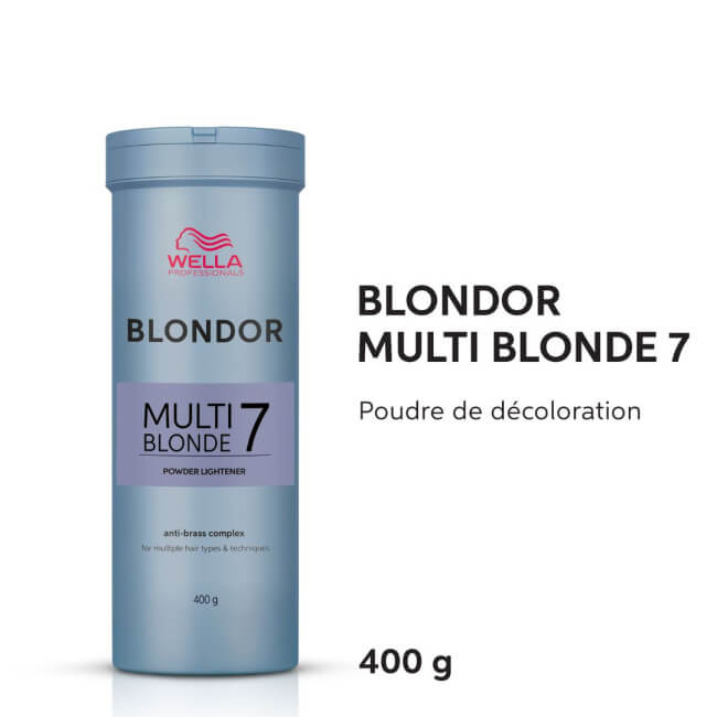 Pó descolorante Blondor Multiblond 7 da Wella, 400g