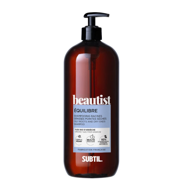 Ausgleichendes Shampoo für fettige Wurzeln und trockene Spitzen Beautist Subtil 1L