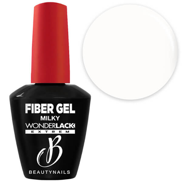 Fiber Gel Milky Nail Polish BeautyNails 12ml