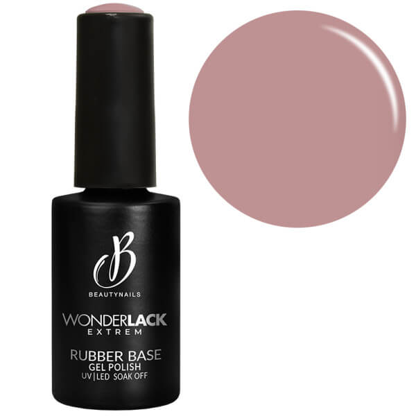 Rubber basisnagellak warm beige BeautyNails 8 ml