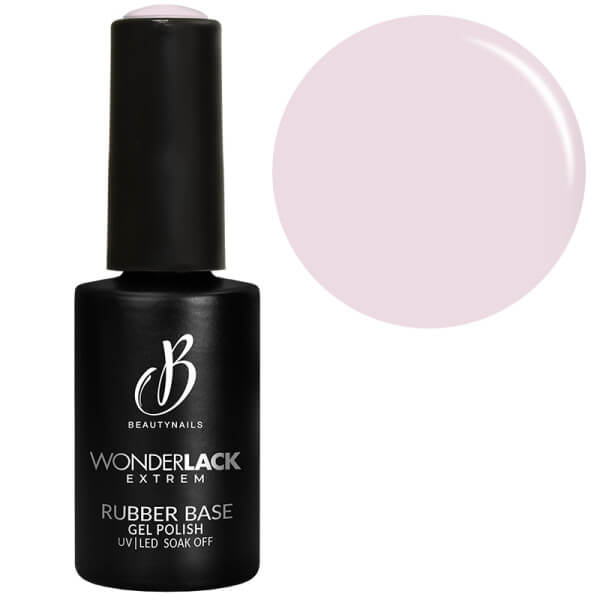 Verniz de base de borracha algodão doce BeautyNails 8ml Verniz de base de borracha algodão doce BeautyNails 8ml