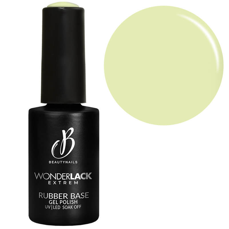 Rubber base nagellak bananenroom BeautyNails 8 ml