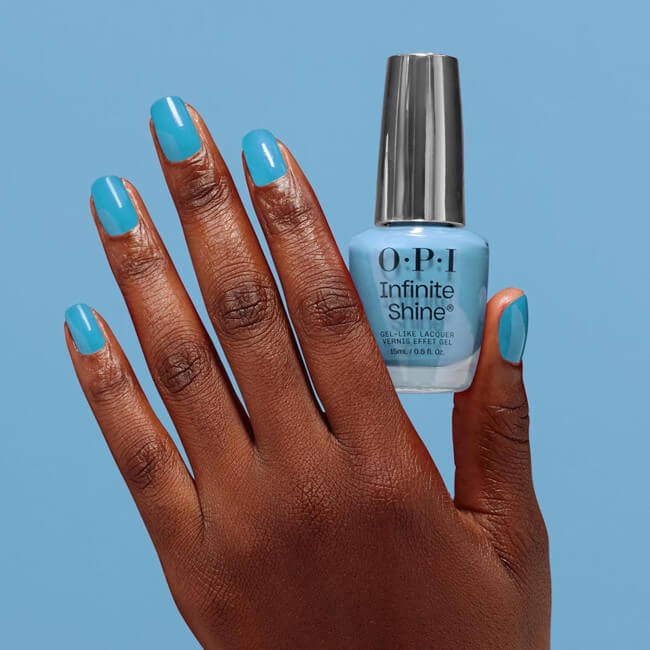 Verniz Infinite Shine Vegan Never Leavin' Blue OPI 15ml
