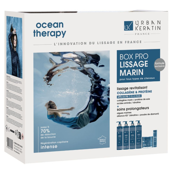 Cofre de Cuidado Completo Ocean Therapy Urban Keratin 6x400ml